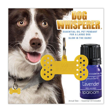 Dog Whisperer Large Collar Pet Diffuser Pendant + Essential Oil