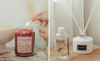 Candles vs. Reed Diffusers