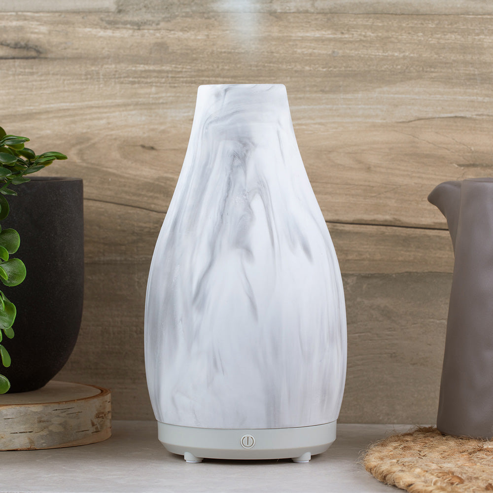 Marble Polyresin - Ultrasonic Essential Oil Diffuser