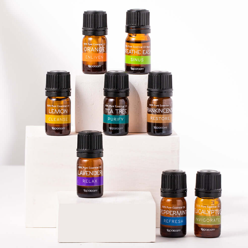 Pure Essentials 100% Pure Essential Oil Kit - 5mL - 8 Pack | Sparoom