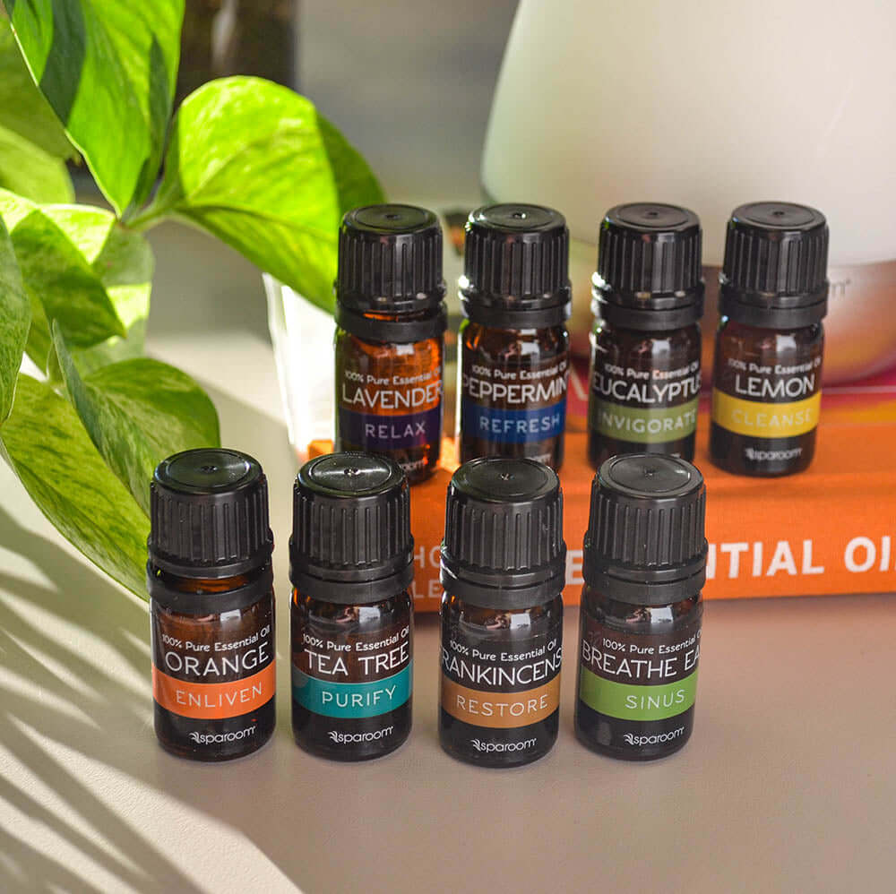 Pure Essentials 100% Pure Essential Oil Kit - 5mL - 8 Pack | Sparoom