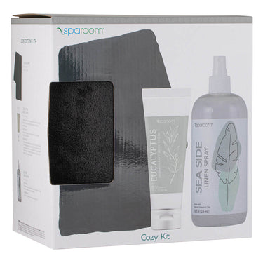 Spa Kit - Black Blanket Cozy, Sea Side Linen Spray