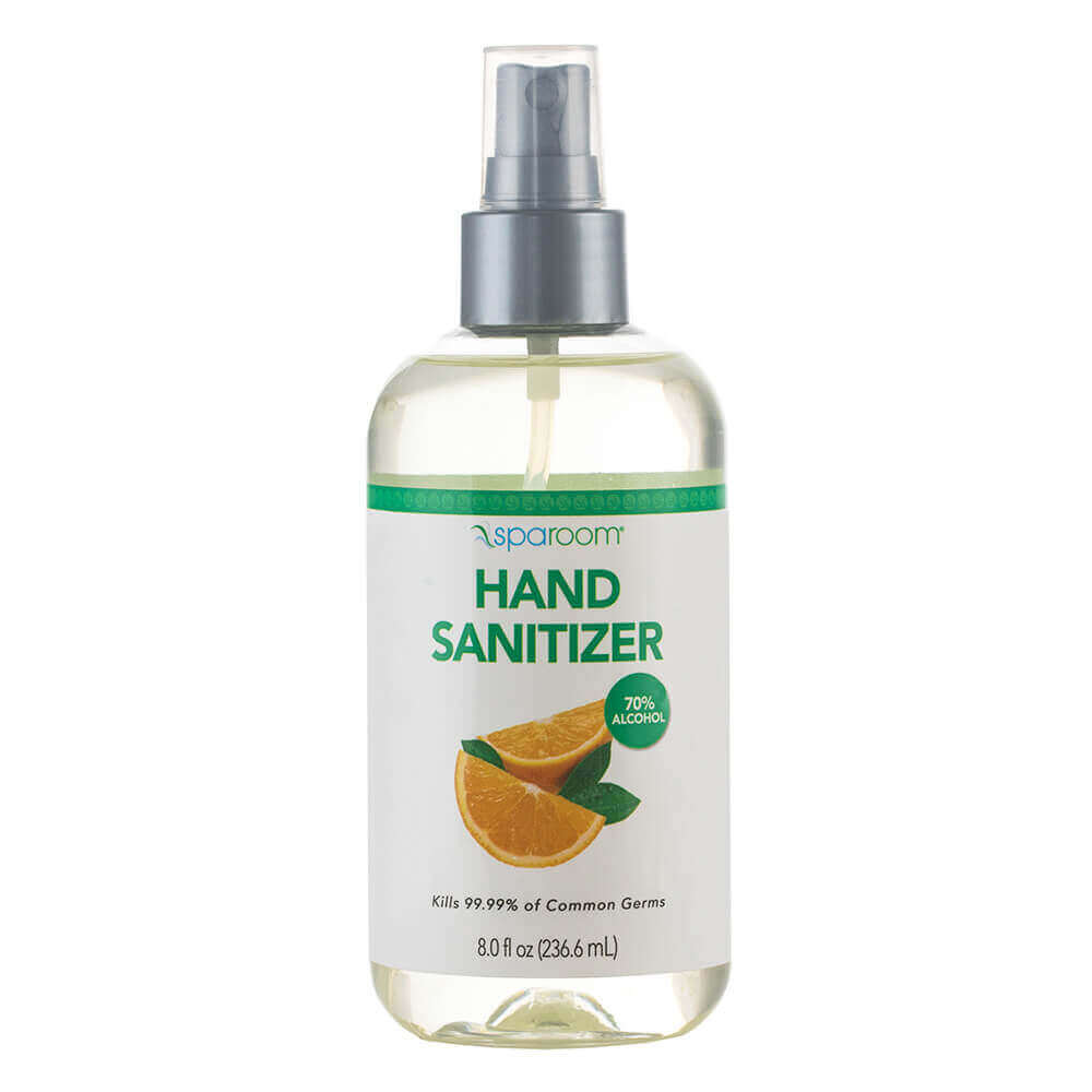 Orange - Hand Sanitizer - Spray Bottle - 8oz | Sparoom