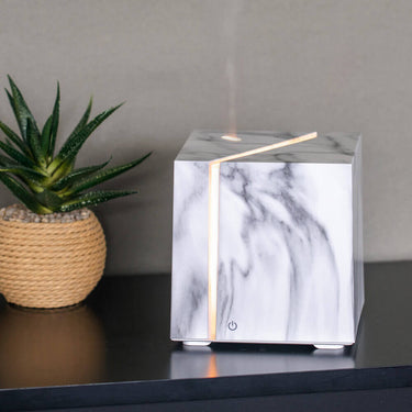 Onyx White Marble - Ultrasonic Essential Oil Diffuser